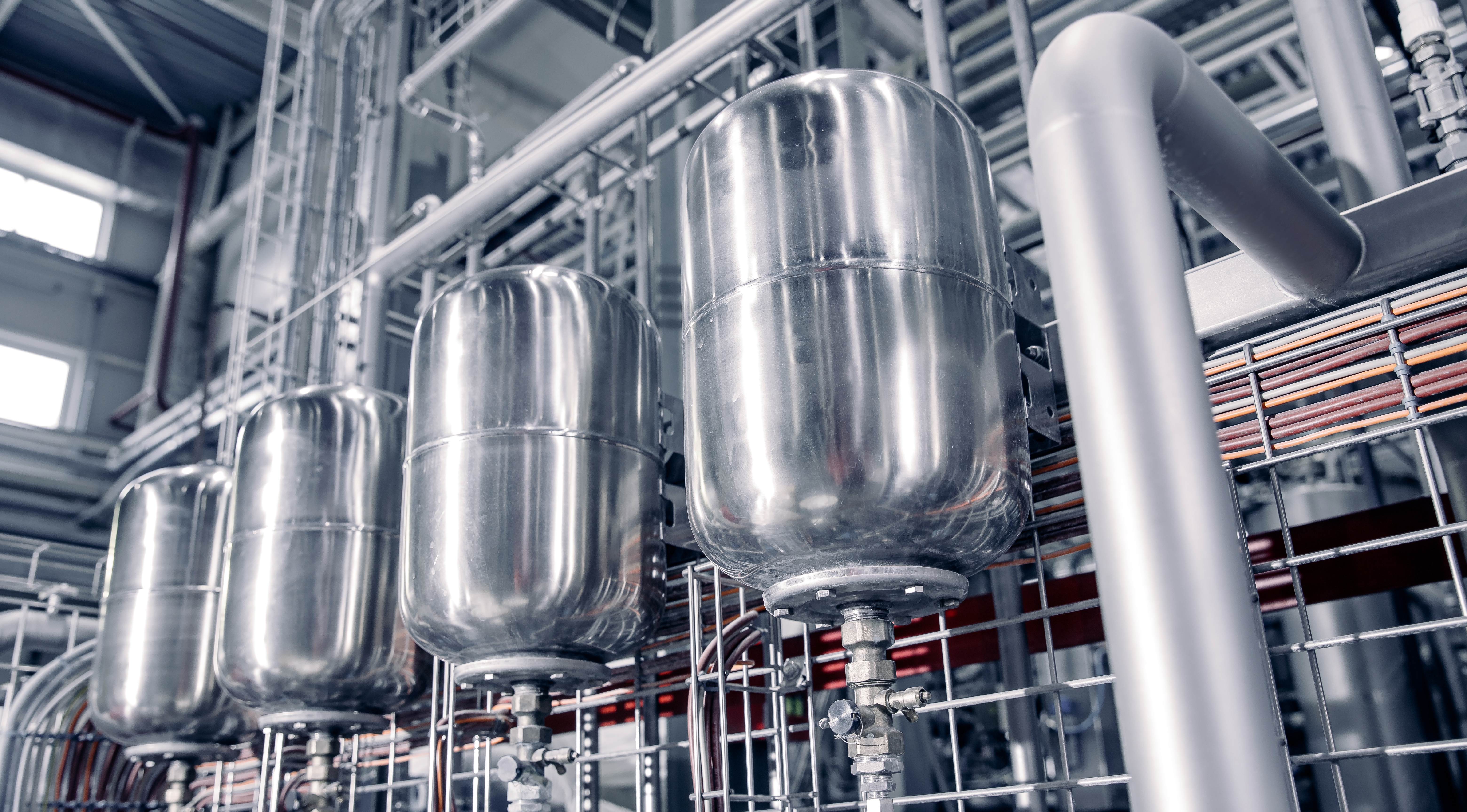 Stainless steel milk tanks